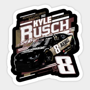 Kyle Busch Rebel Bourbon Draft Sticker